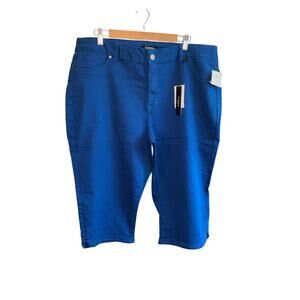 D.jeans Blue Denim Capri Jeans Size 20W